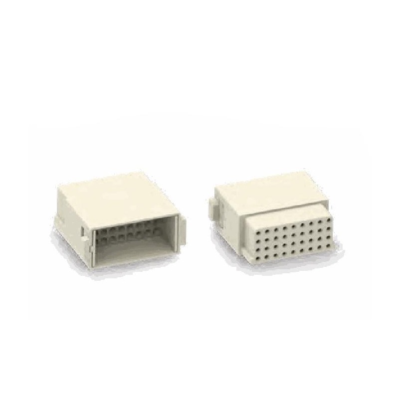 Insert HM modulaire, Raccordement à Sertir, mâle, 36 pin, 4A, Polycarbonate 